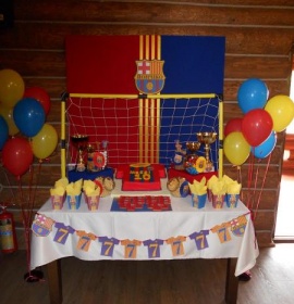 День рождения в стиле ФК "Барселона"